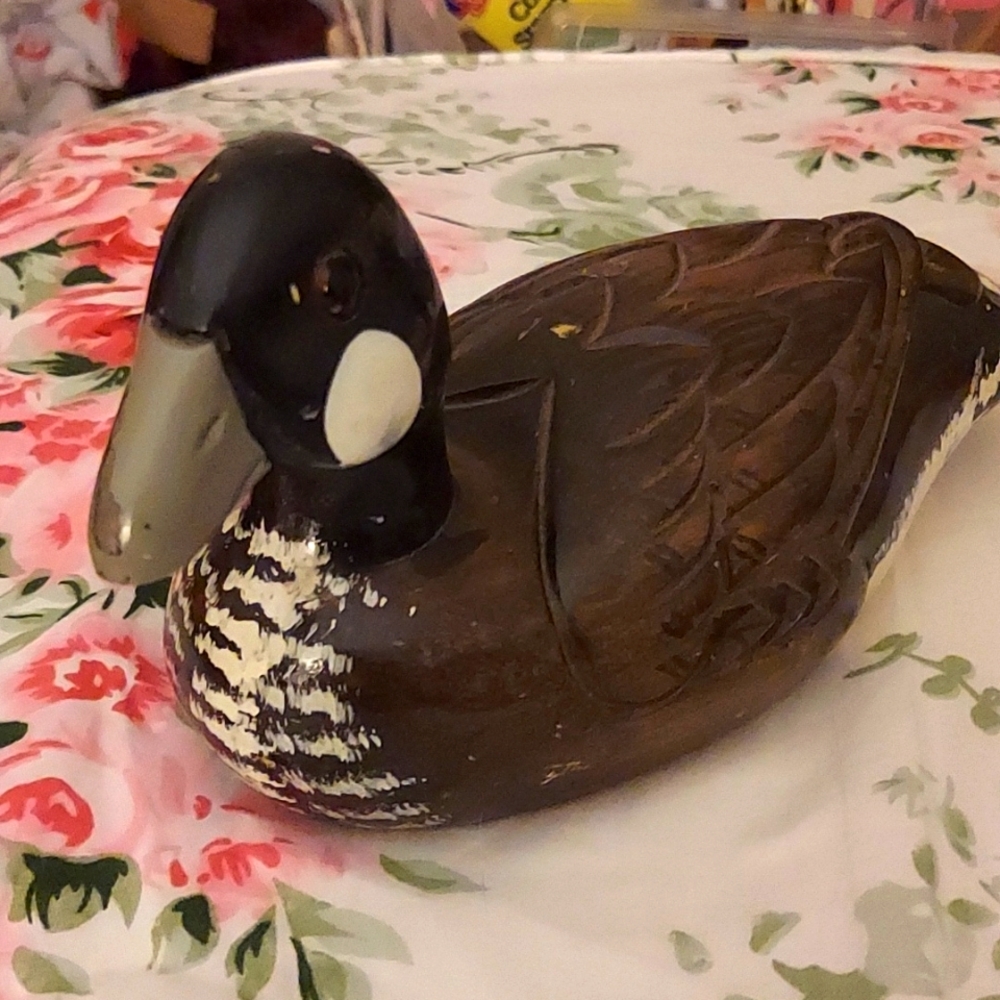 Small, wooden loon